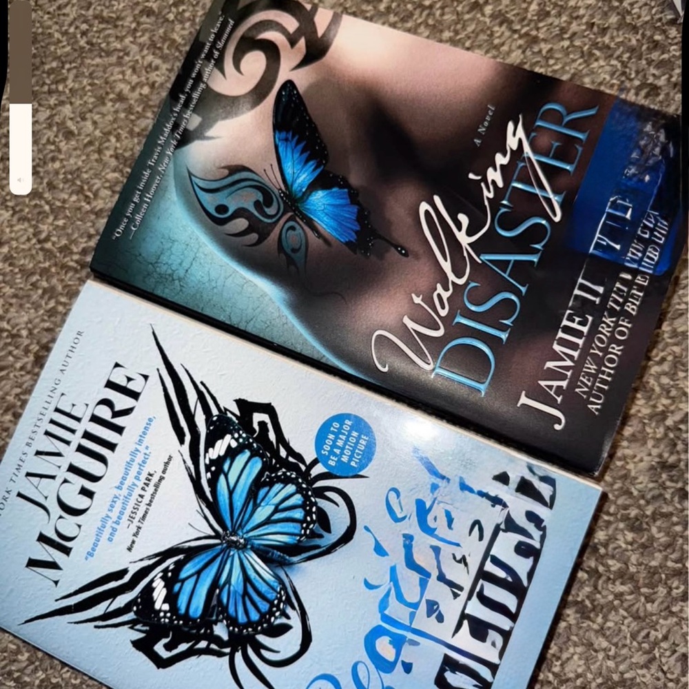 Walking Disaster and Beautiful Disaster Books